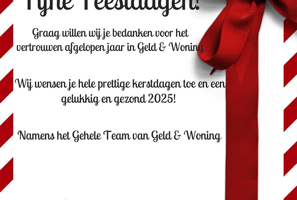 Fijne Feestdagen